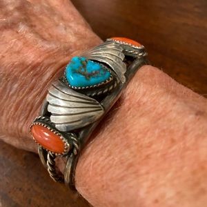 Sterling sliver and turquoise bracelet